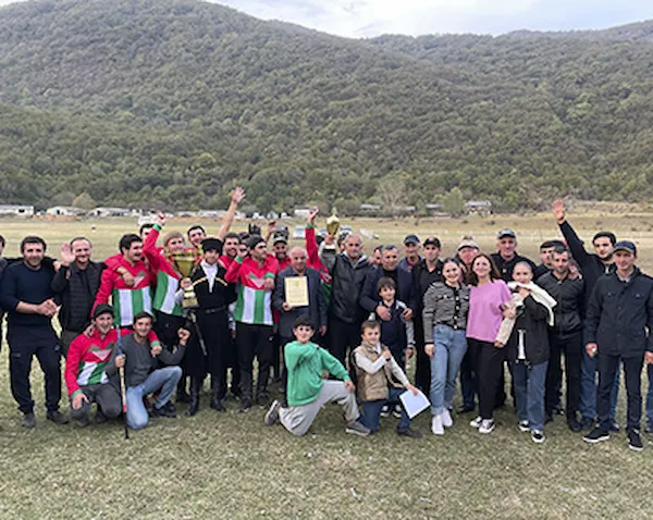 Победа в чемпионате Абхазии по конному спорту